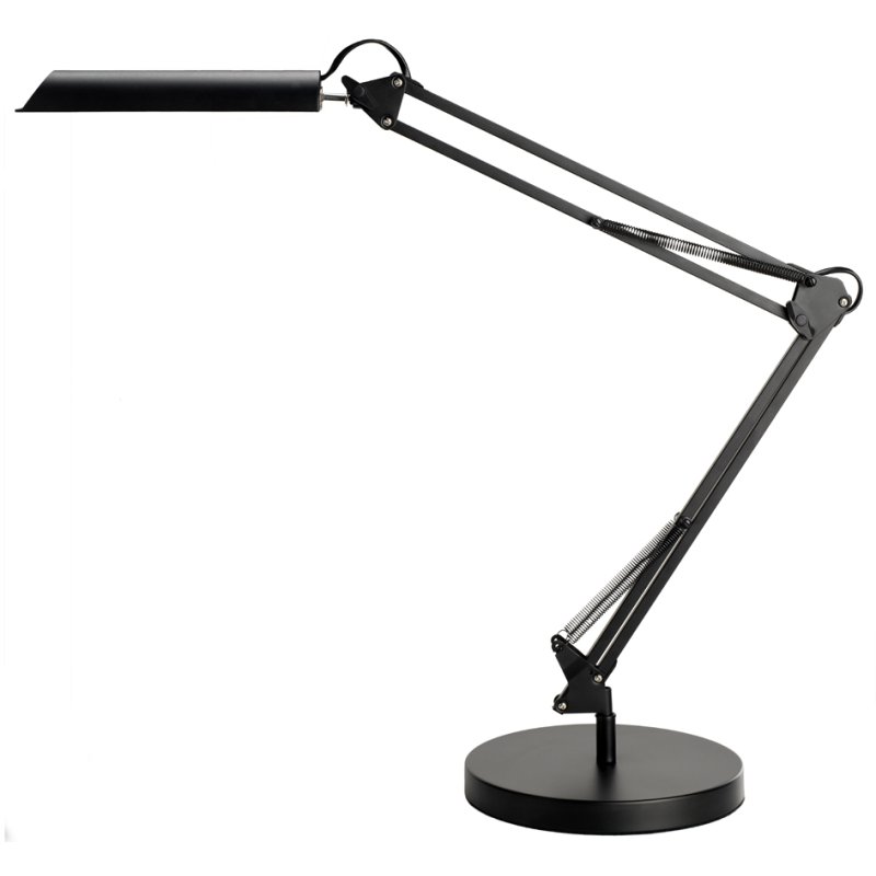 UNiLUX Lampe de bureau LED SWINGO, blanc, 10,4W, variateur 3 niveaux